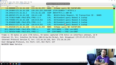 Thumbnail for 5 - Protocol Hierarchy and Name Resolution