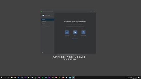 Thumbnail for Android Studio Artic Fox Introduction &amp; Getting Started