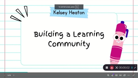 Thumbnail for Learning Community Video - KH