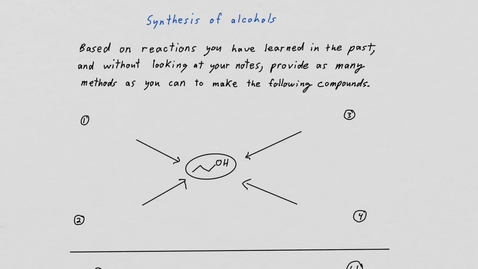 Thumbnail for entry Synthesis of alcohols-edit2