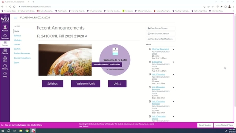 Thumbnail for Fall 2023 FL 2410 First Day