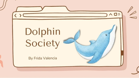 Thumbnail for entry Dolphin society podcast