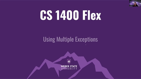 Thumbnail for CS Flex 1400 Multiple Exceptions 6-1