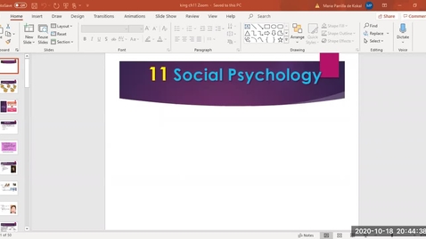Thumbnail for entry Social Psychology Part 1
