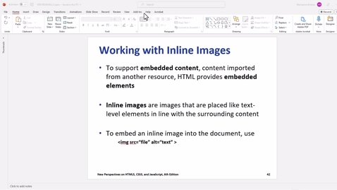 Thumbnail for Video 8 - Images &amp; Blockquotes