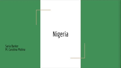 Thumbnail for entry Nigeria's Presentation 