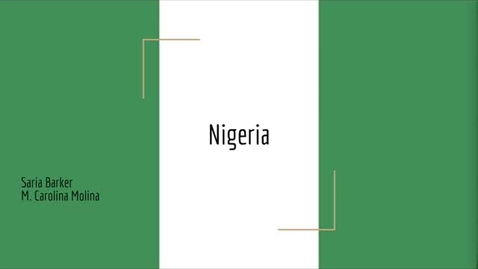 Thumbnail for Nigeria's Presentation 