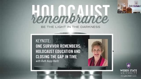 Thumbnail for entry One Survivor Remembers: Holocaust Education and Closing the Gap in Time