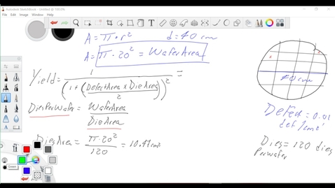 Thumbnail for 11: Wafer Yield Example