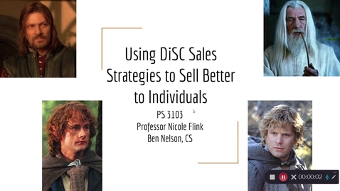 Thumbnail for Assignment 9, DiSC Sales Strategies, Ben Nelson, CS