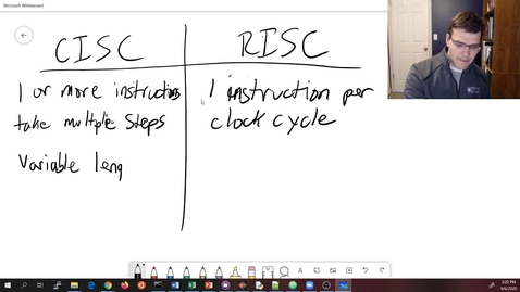 Thumbnail for entry 1: CISC vs RISC