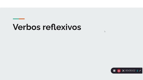 Thumbnail for entry Verbos reflexivos