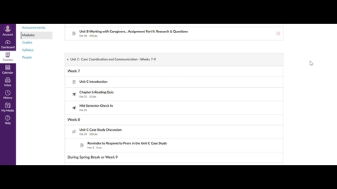 Thumbnail for NRSG 4100 Week in Review: Week 8