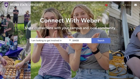 Thumbnail for Volunteer and Make A Difference Today _ Weber State University - 30 September 2025