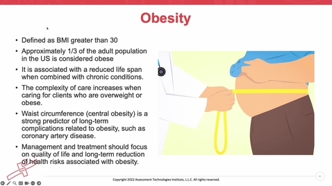 Thumbnail for Unit 5 Recorded Lecture Part 2 Obesity &amp; Amputations