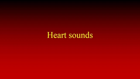 Thumbnail for Heart sounds