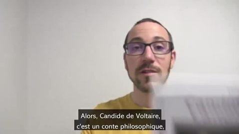 Thumbnail for entry Clip of Candide de Voltaire en 5 minutes.mp4 - Quiz