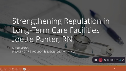 Thumbnail for Strengthening Regulation in LTC Facilities - March 30th 2025, 5:07:10 pm