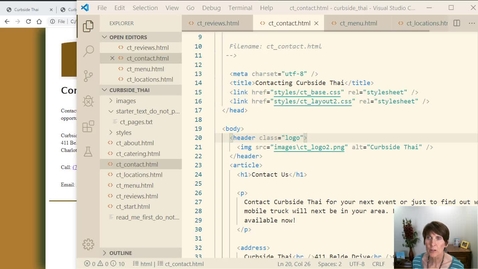 Thumbnail for html_21 Use a list and local links to create a navigation list