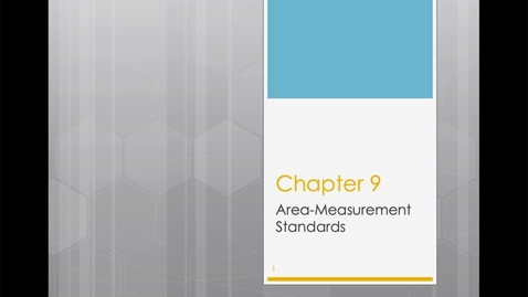 Thumbnail for Chapter 9 Area Measurement Standards by pvdh