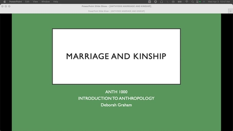 Thumbnail for ANTH1000 Marriage and Kinship