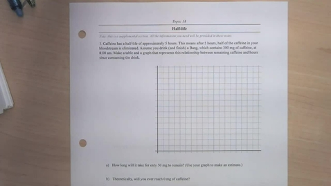 Thumbnail for entry Topic 18 - Half-life and Doubling Time