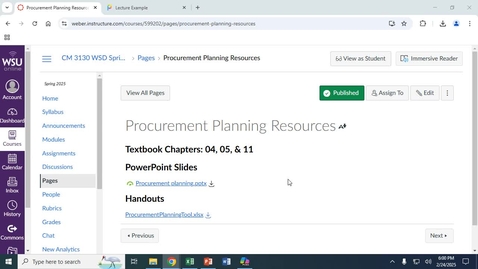 Thumbnail for CM3130_ProcurementPlanning_RecordedLecture_02242025