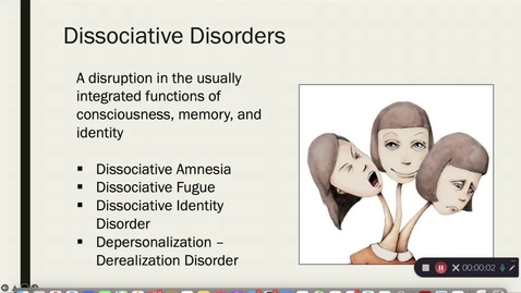 Thumbnail for entry Unit 4 Social Functioning Part B RECORDED LECTURE PART 2