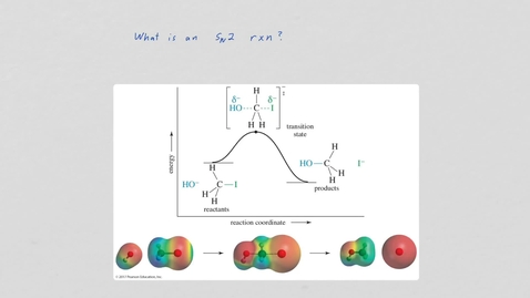 Thumbnail for entry Note Sep 10, 2020 Intro to SN2 and E2 Rxns.mov