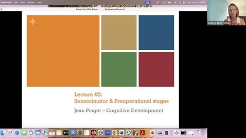 Thumbnail for Intro Module 5 - Sensorimotor and Preoperational