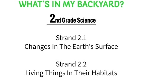 Thumbnail for What's In My Backyard