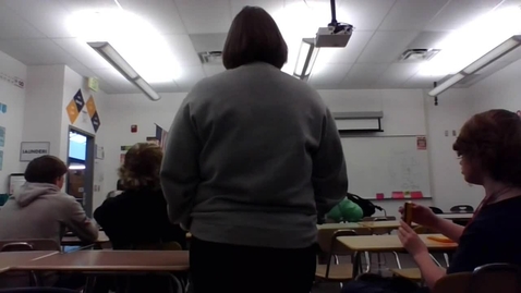 Thumbnail for Clip of 2-20-24 Applied Math 9th Grade Mrs. Saunders- Algebra equations with manipulatives 15 minutes of 37 min