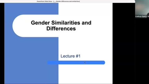 Thumbnail for entry Gender differences &amp; similarities (take 2)