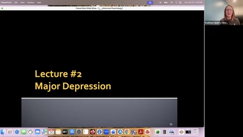 Thumbnail for Intro - Module 10 Depression (MDD)