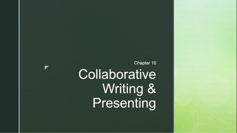 Thumbnail for COMM 2010: Chapter 10