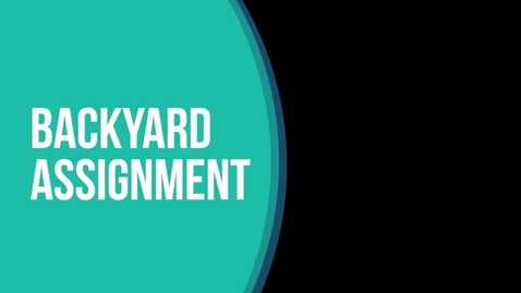 Thumbnail for entry Backyard