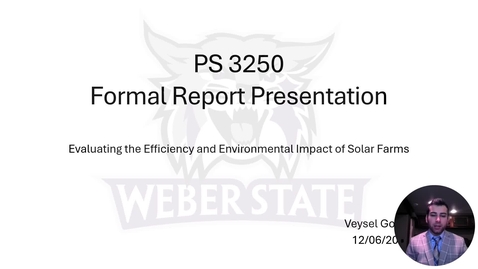 Thumbnail for Formal Report Presentation - VG