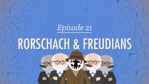 Thumbnail for Rorschach and Freudians: Crash Course Psychology #21