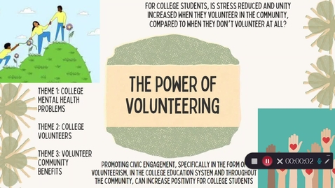 Thumbnail for NRSG4200 college students and volunteering