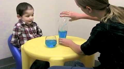 Thumbnail for A typical child on Piaget's conservation tasks