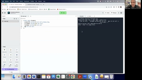 Thumbnail for SQLite Database Practise on Repl