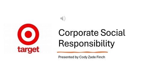 Thumbnail for Target social responsibility
