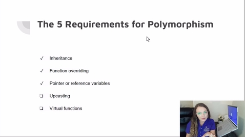 Thumbnail for 2 - Upcasting and Virtual Functions