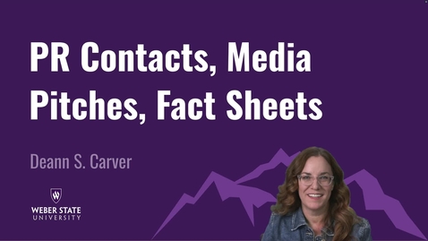 Thumbnail for COMM 3440 Media Contacts