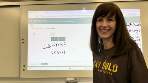 Thumbnail for Basic Chemistry Math: ALEKS Converting between decimal numbers &amp; numbers written in scientific note