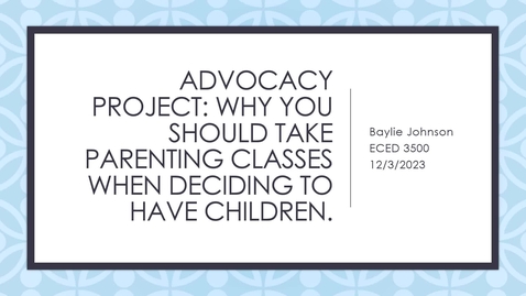 Thumbnail for Advacy powerpoint