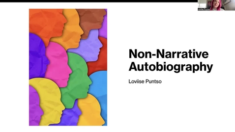 Thumbnail for Non-Narrative Autobiography