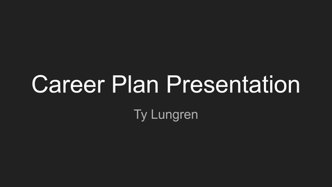 Thumbnail for Career Presentation