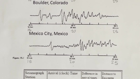 Thumbnail for entry Locating the Epicenter of an Earthquake Example