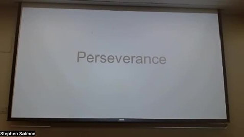 Thumbnail for 7:30 am  personal relevance COMM 1020 speakers day 1